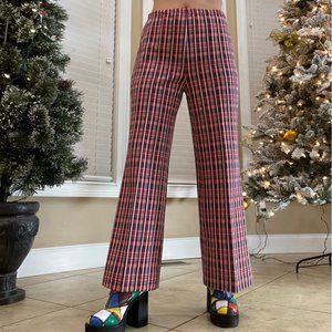 GRUNGY 4TH OF JULY HIGH WAISTED BELL BOTTOMS TROUSERS/PANTS
